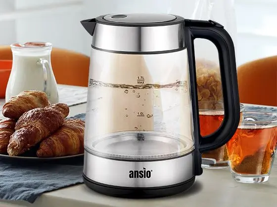 Ansio Kettle With Black Handle