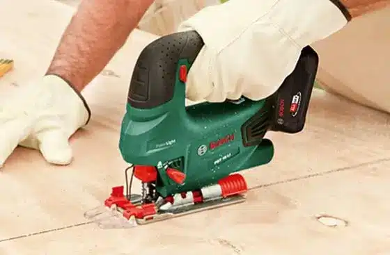 Green Bosch Cordless Jigsaw