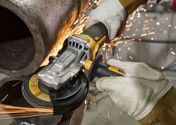 The deWalt XR Angle Grinder