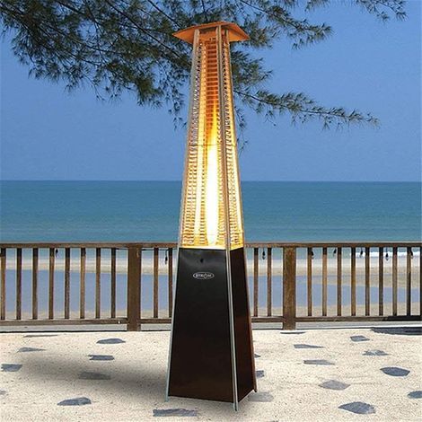 Black GasDepot Flame Patio Heater