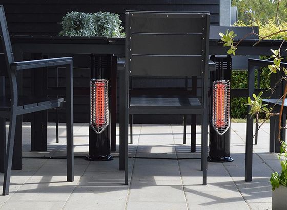 Black Mensa Electric Patio Heater