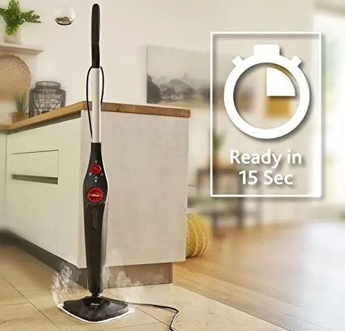 Vileda Hygienic Steam Mop In Black