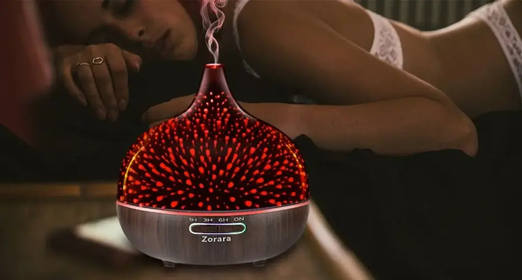 Electric Essential Oil Diffuser In Red