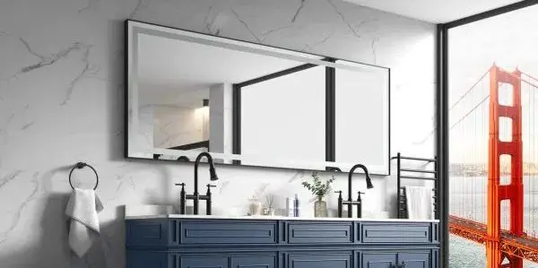 Vanity LED Mirror On Wall