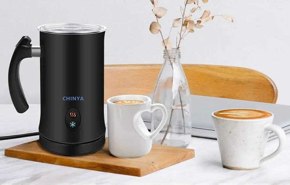 Chinya Electric Frother Machine On Desk