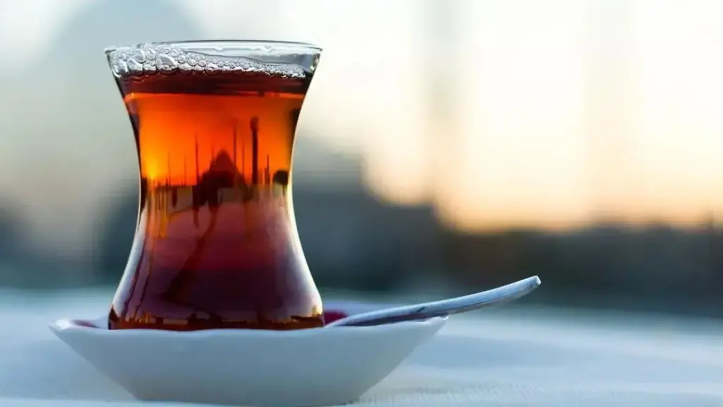 Glass Cup In Saucer