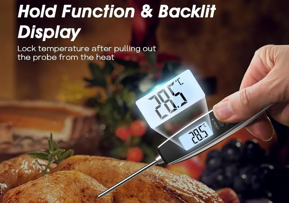 Doqaus Digital Food Meat Thermometer Showing Temp