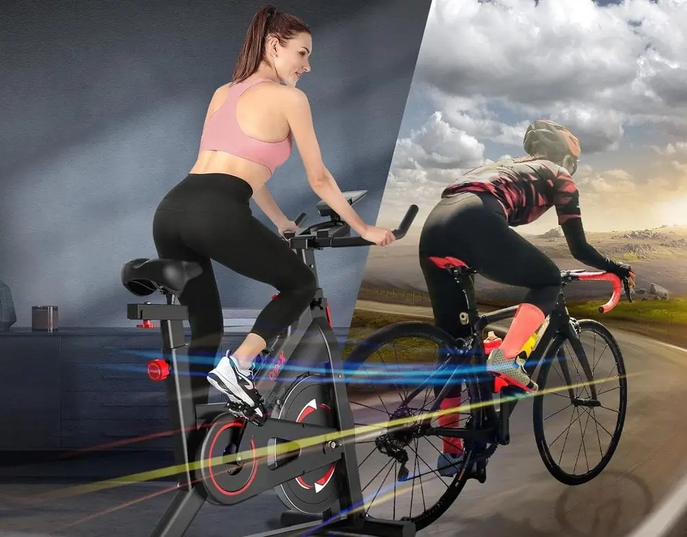 Girl On Indoor Dripex Cycle Speed