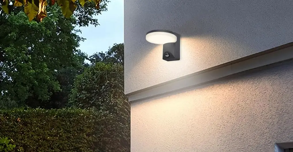 Flornia Outside Light With Motion Sensor On Wall