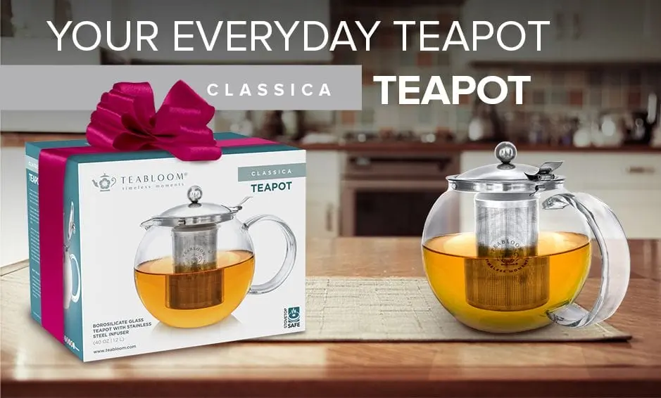 Teabloom Glass Teapot Kettle With Box