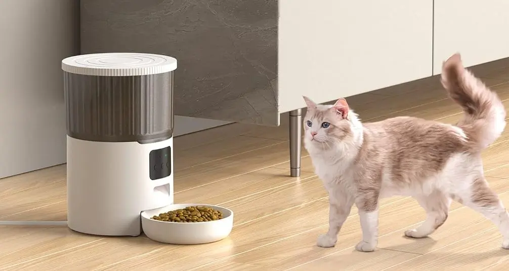 UIOOQ Automatic Cat Feeder Station