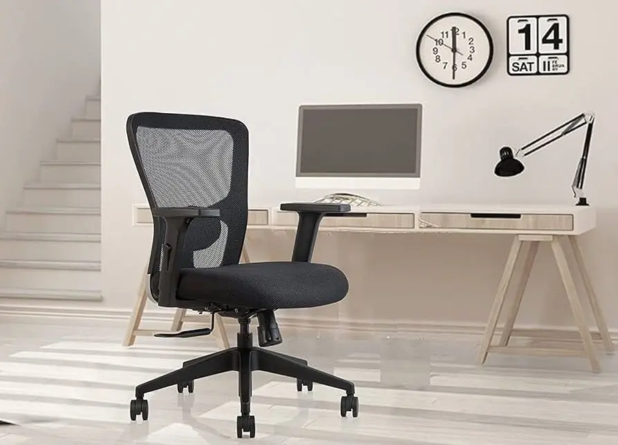 Ergonomic Mesh Office Chair In Black