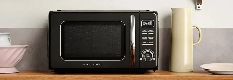 Galanz Microwave Oven On Shelf