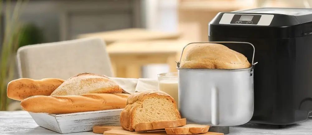 Black Bread Baking Machine With Slices