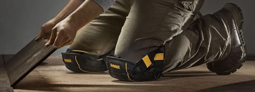 Knee Support Pads On Wood Floor