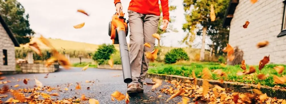 Garden Blower Vac In Red On Road