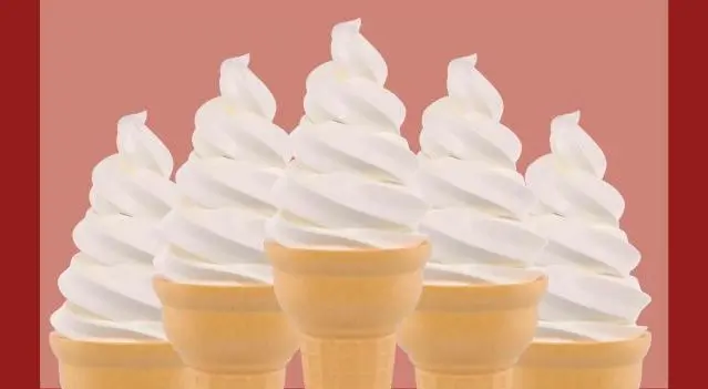 Soft Ice Cream Cones Vector