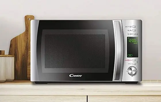 CANDY Silver Digital Microwave