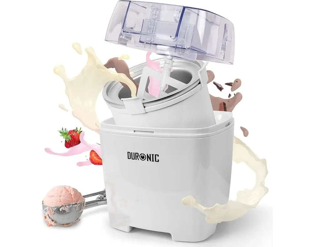 DURONIC Ice Cream Machine With Steel Scoop