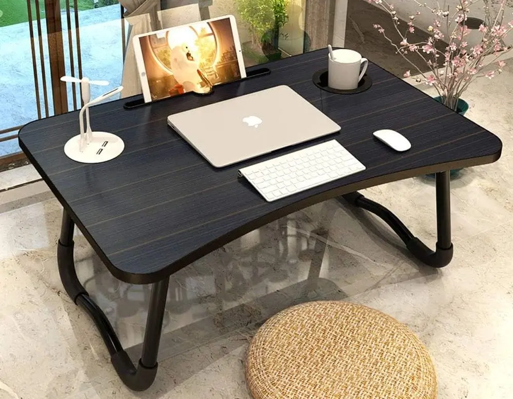 ELEKIN Notebook Stand Table In Black