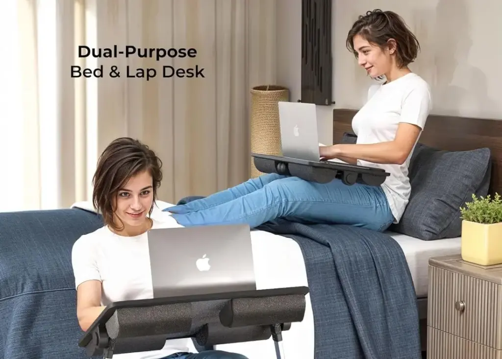 FoldWise Bed Table Lap Stand On Bed