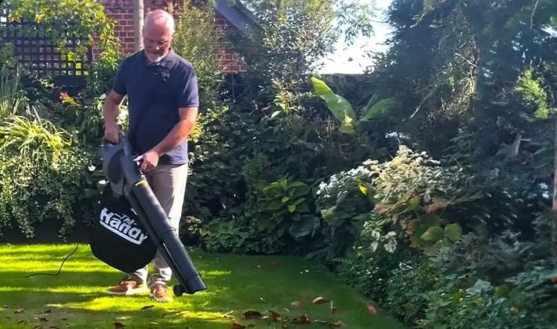 Handy THEV Outdoor Hoover On Lawn