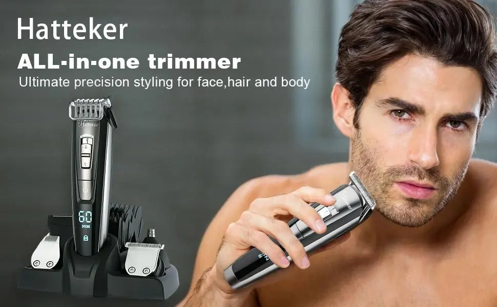 Hatteker Adjustable Beard Trimmer Combs