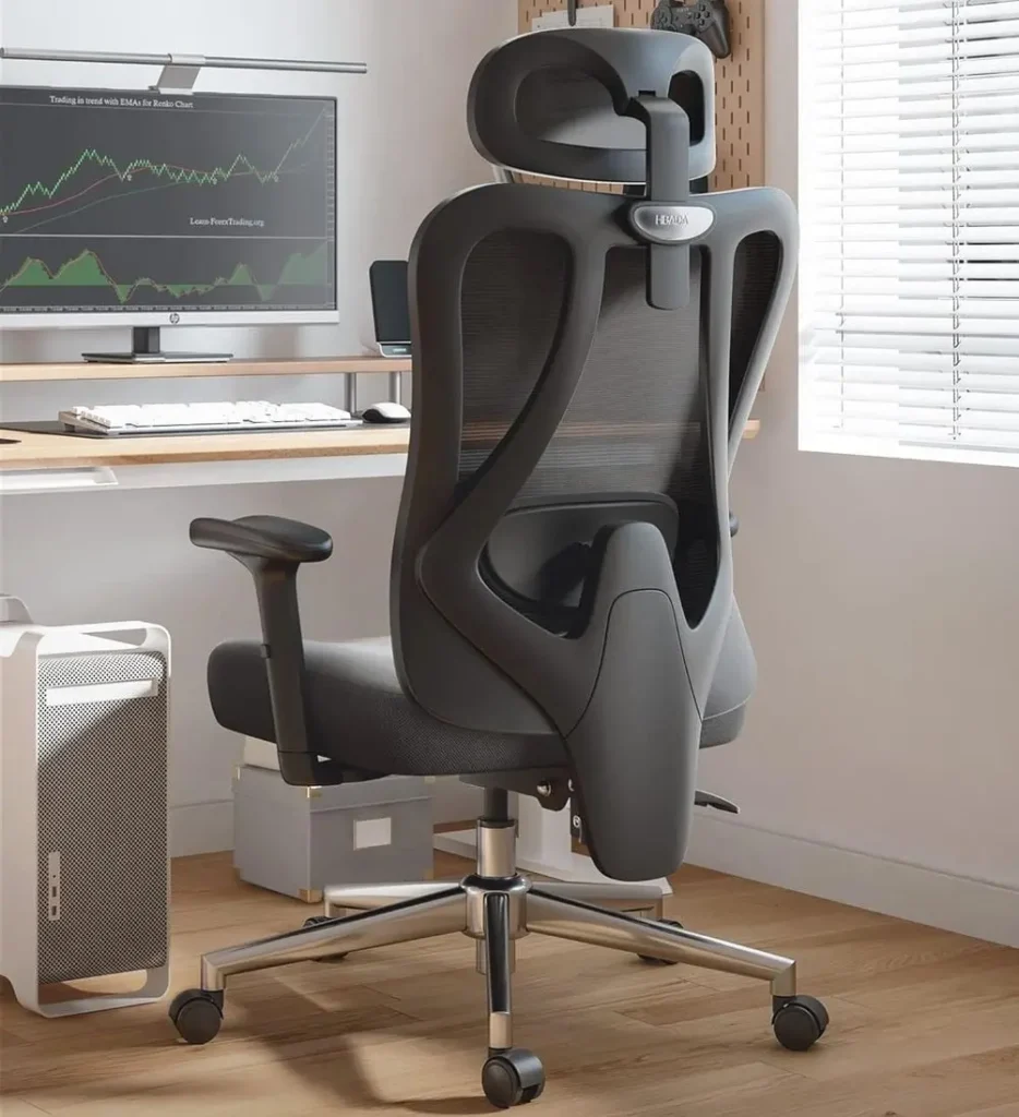 HBADA Swivel Office Chair In Black