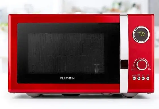 KLARSTEIN Red Digital Microwave Oven LED