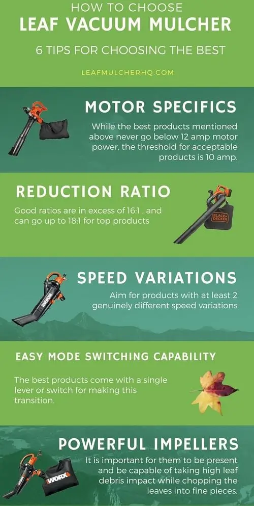 Electric Leaf Blower Infographic In Green