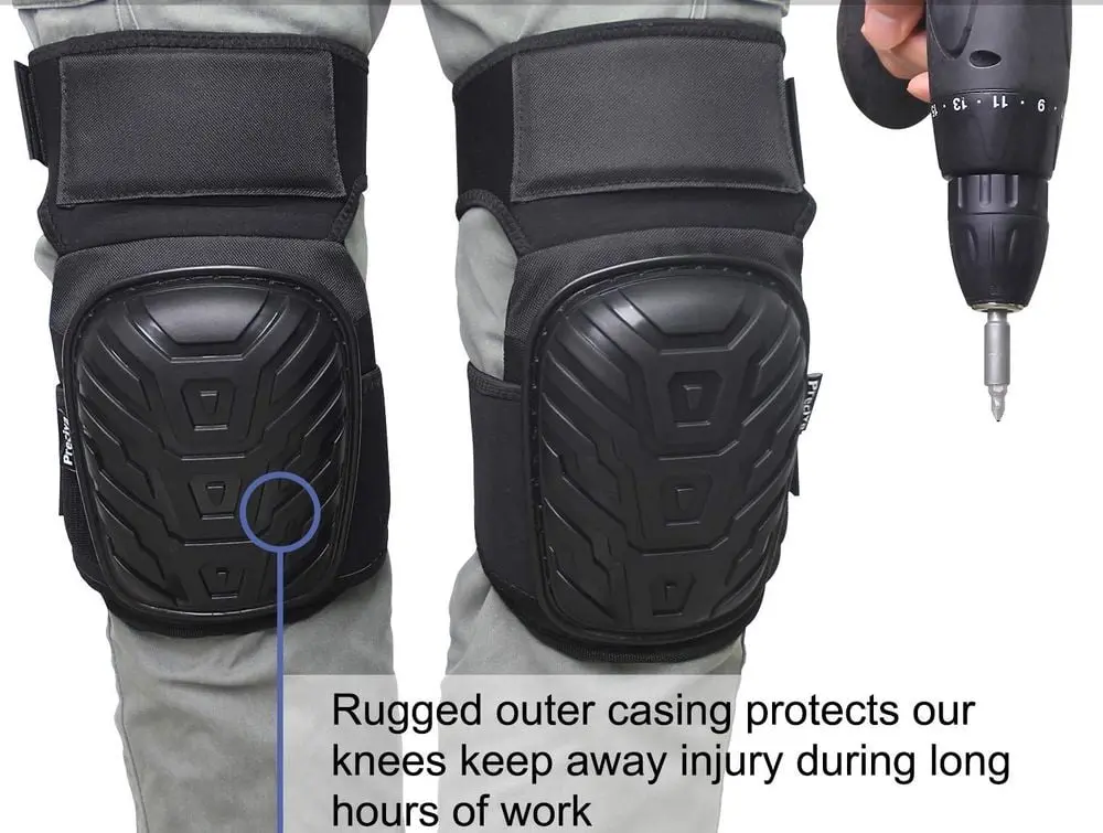 PRECIVA Rugged Non Slip Knee Pads