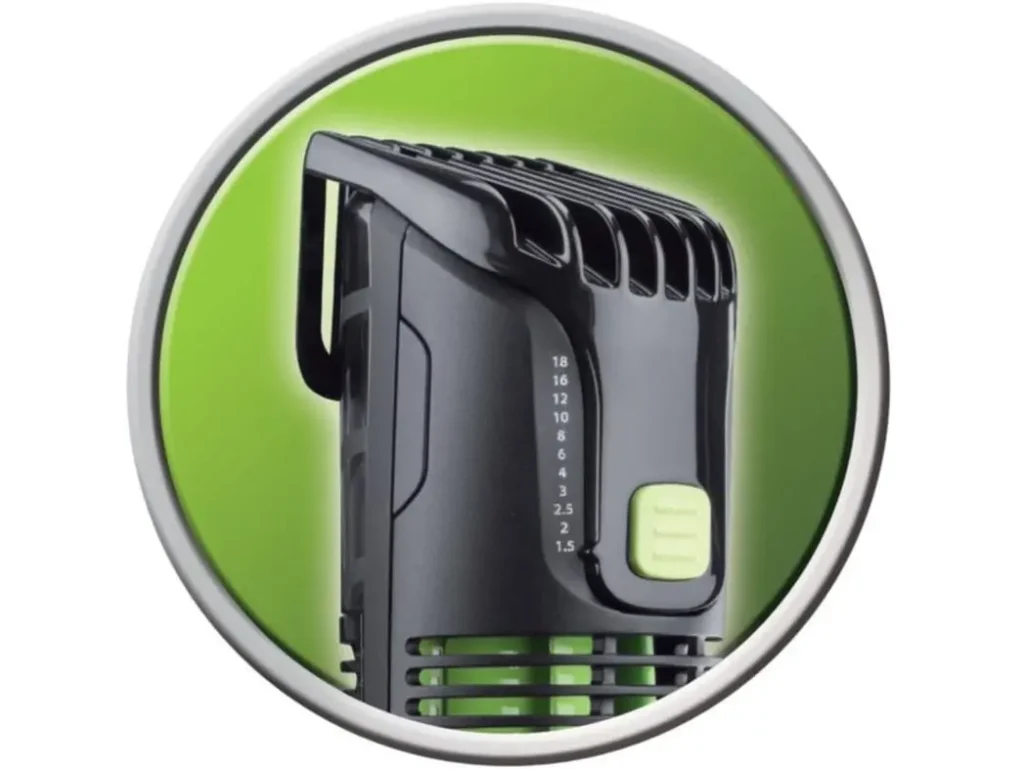 Remington Vacuum Beard Trimmer Green Black