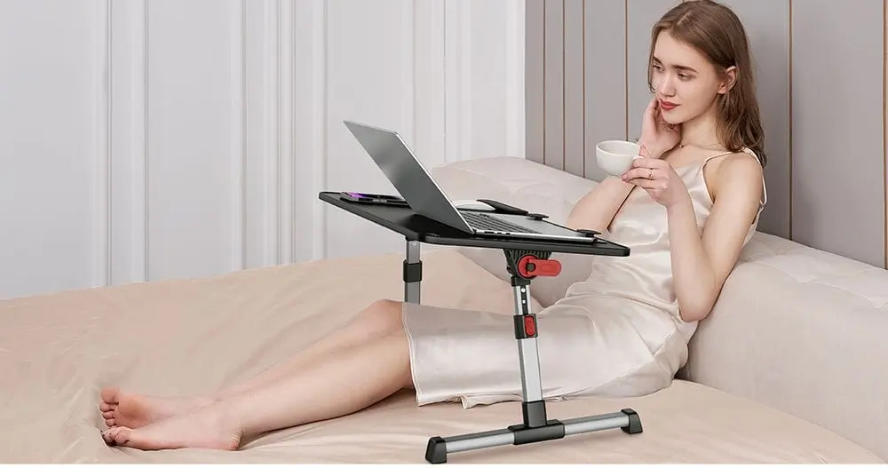 Saiji Bed Laptop Table With Lady