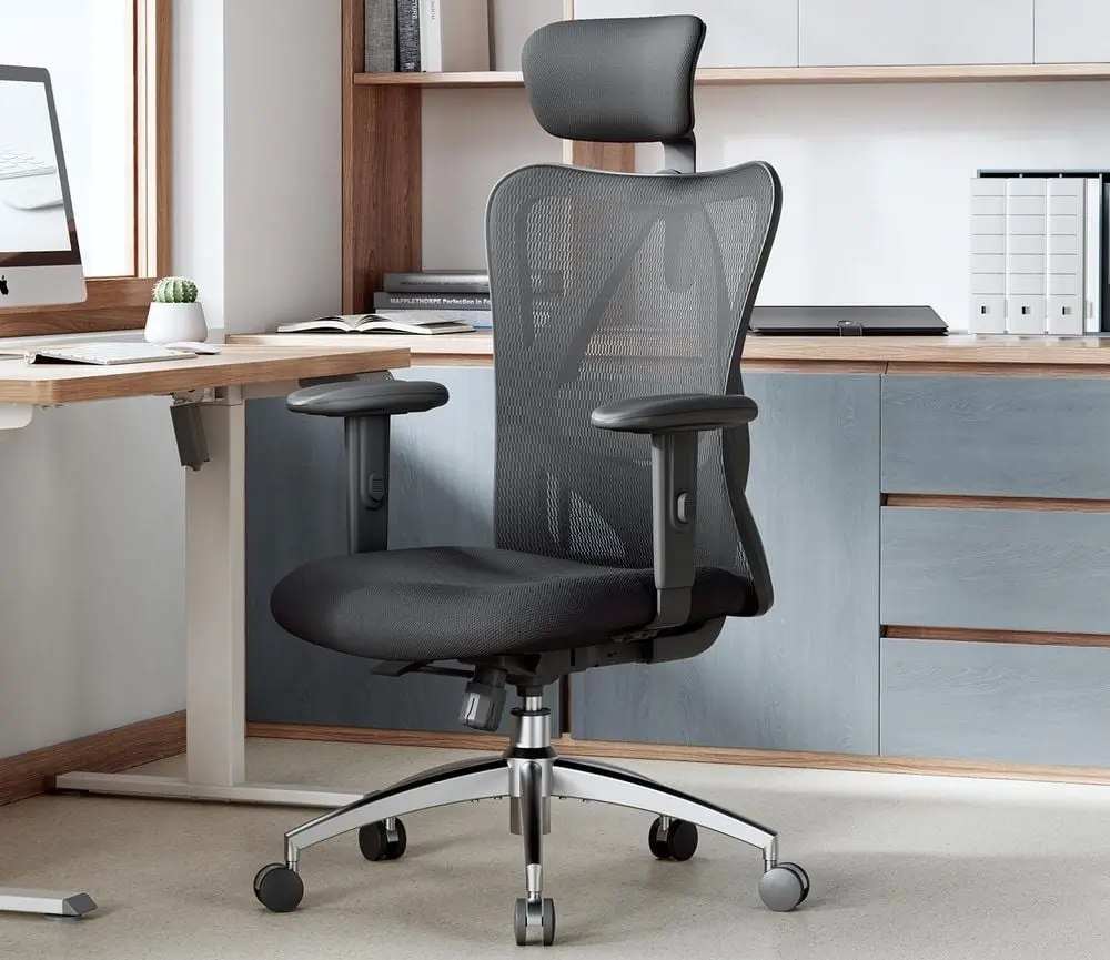 Sihoo High-Back Office Chair With Steel Base