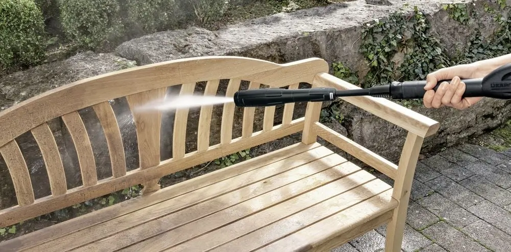 High Pressure Power Washer On Bench