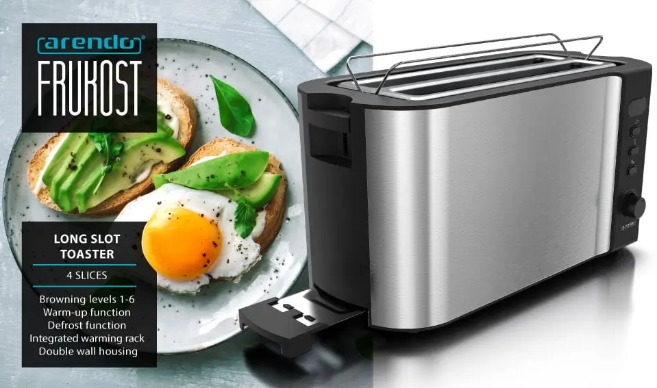 ARENDO Toaster For Long Bread