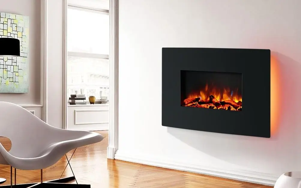 Endeavour EGTON Log Fireplace On Wall