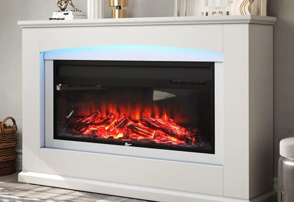 Inmozata Electric Fireplace And Surround