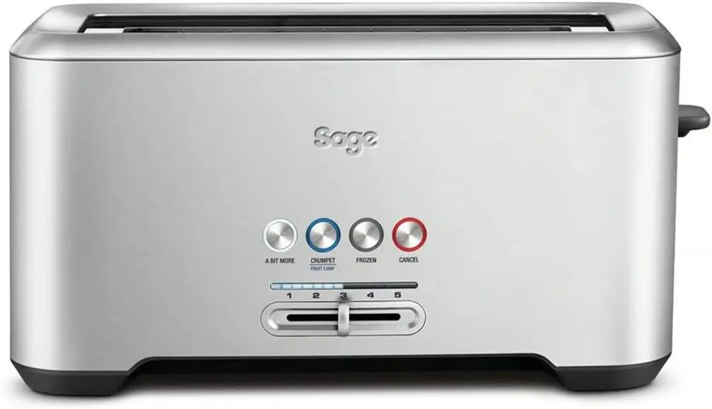 SAGE Smart Steel Toaster Chrome Style