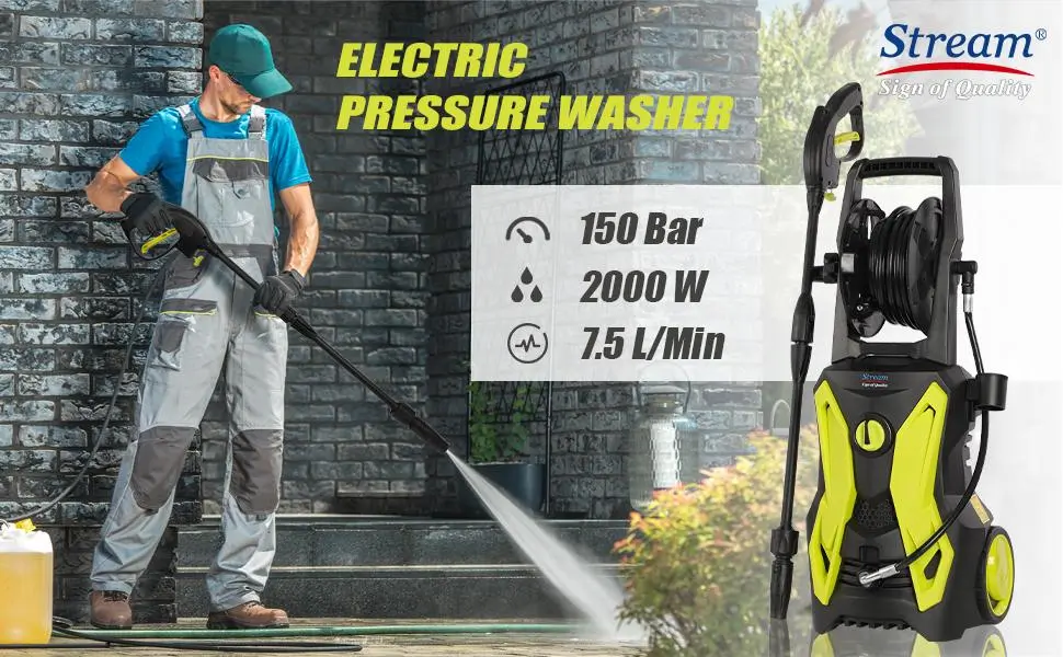 STREAM Jet Pressure Washer 150 BAR