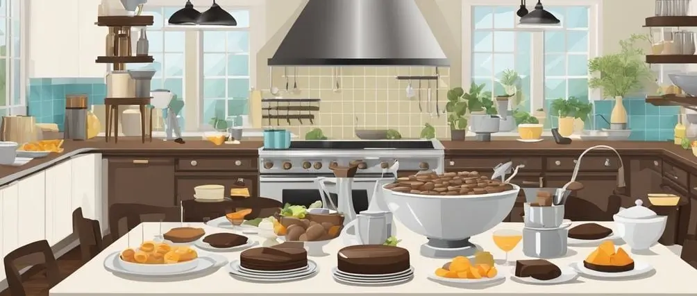 A Delightful Chocolate Themed Kitchen