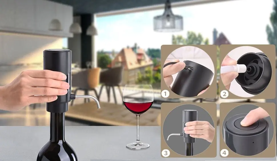 Aikaro Electric Wine Aerator Digital