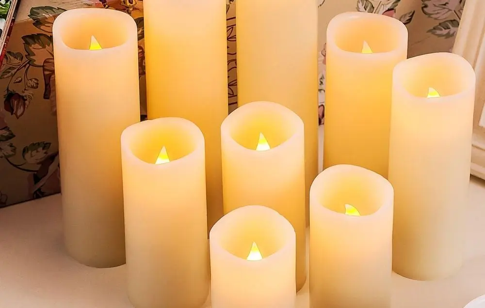 Hanzim Flameless LED Candle Grouped