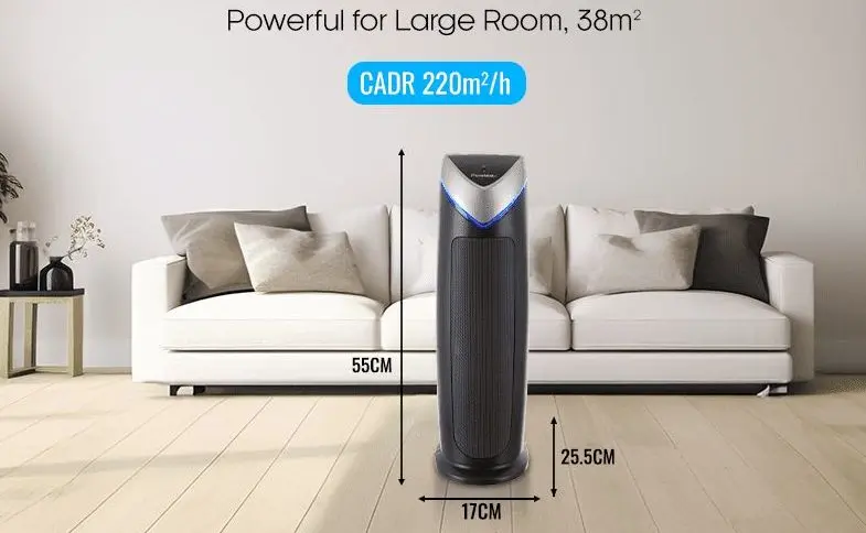 Puremate Whole Home Air Purifier Dimensions