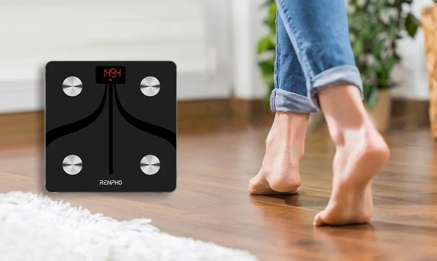 Renpho High Precision Smart Scales In Living Room