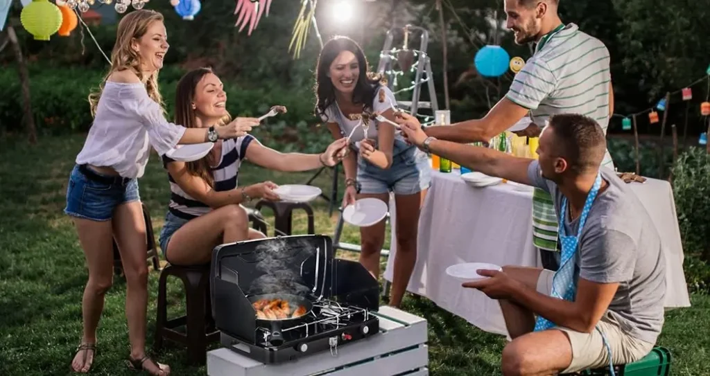 Camplux JK-8620 Foldable Camp Stove And Family