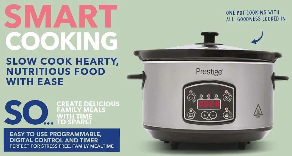 Prestige Slow Cooker With Cook Modes